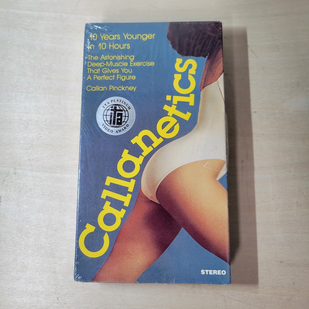 Callanetics 10 Years Younger in 10 Hours Exercise VHS Sealed Fitness‎